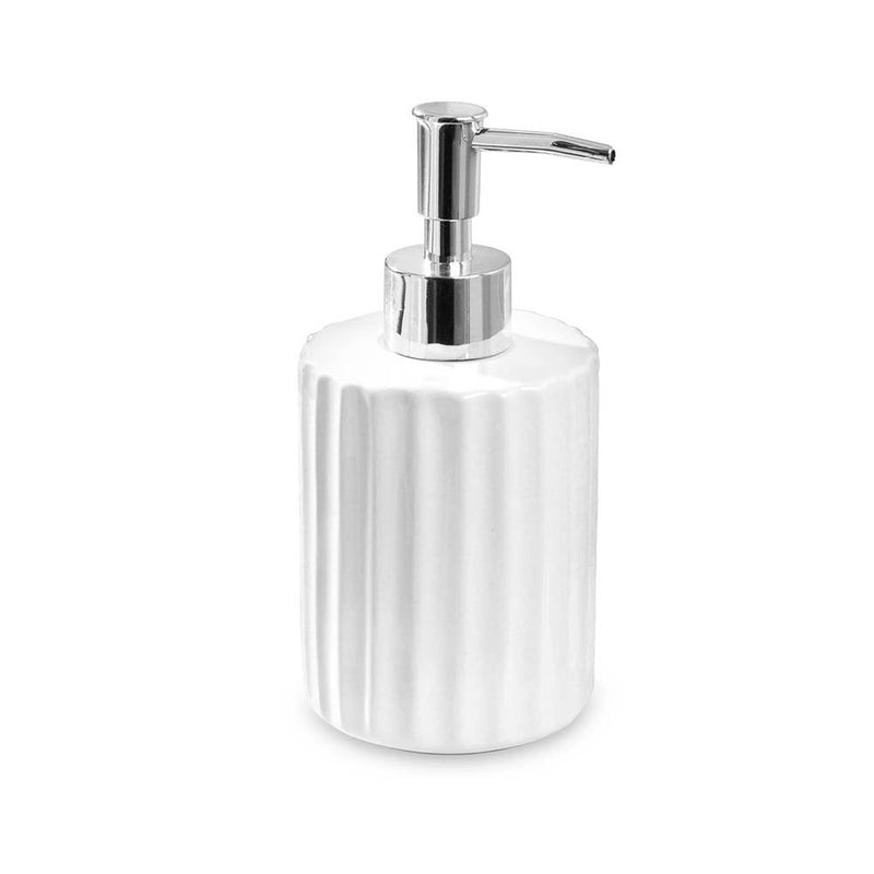 White Ceramic Soap Dispenser