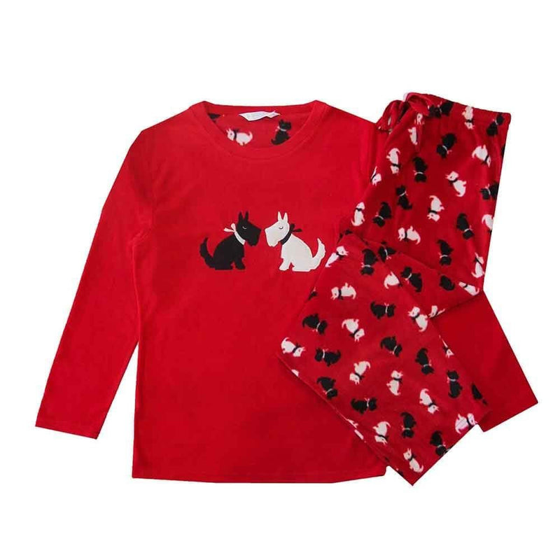 Scotty Dog Fleece Pyjama Set