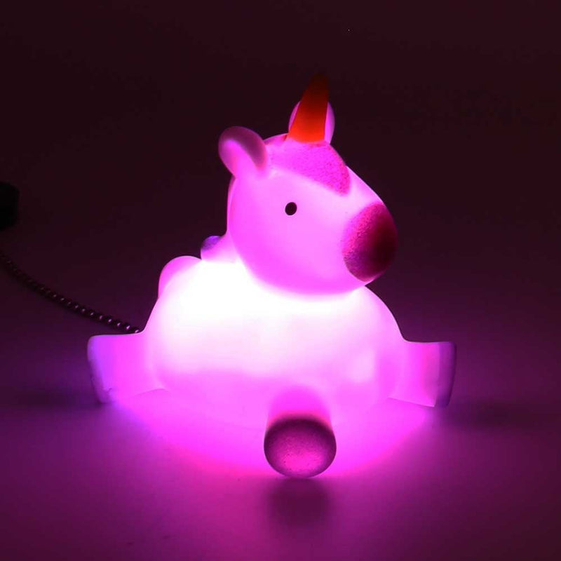 Light Up Colour Changing Unicorn Bath Plug Bathroom Novelty Secret Santa Gift