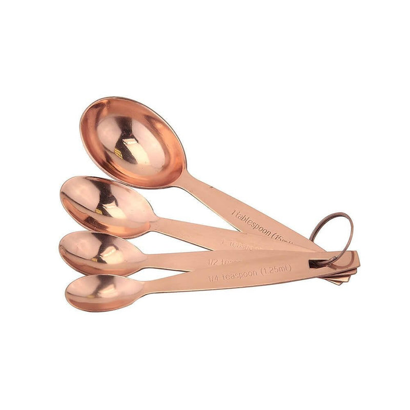 Copper Measuring Spoon Set of 4