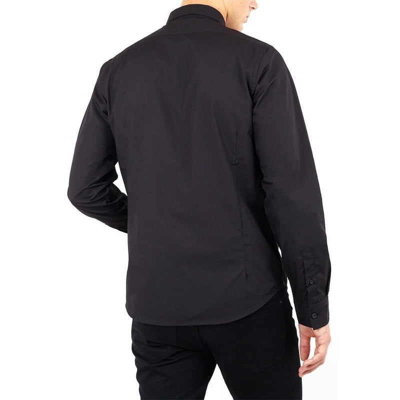 Brave Soul Long Sleeve Shirt - Black