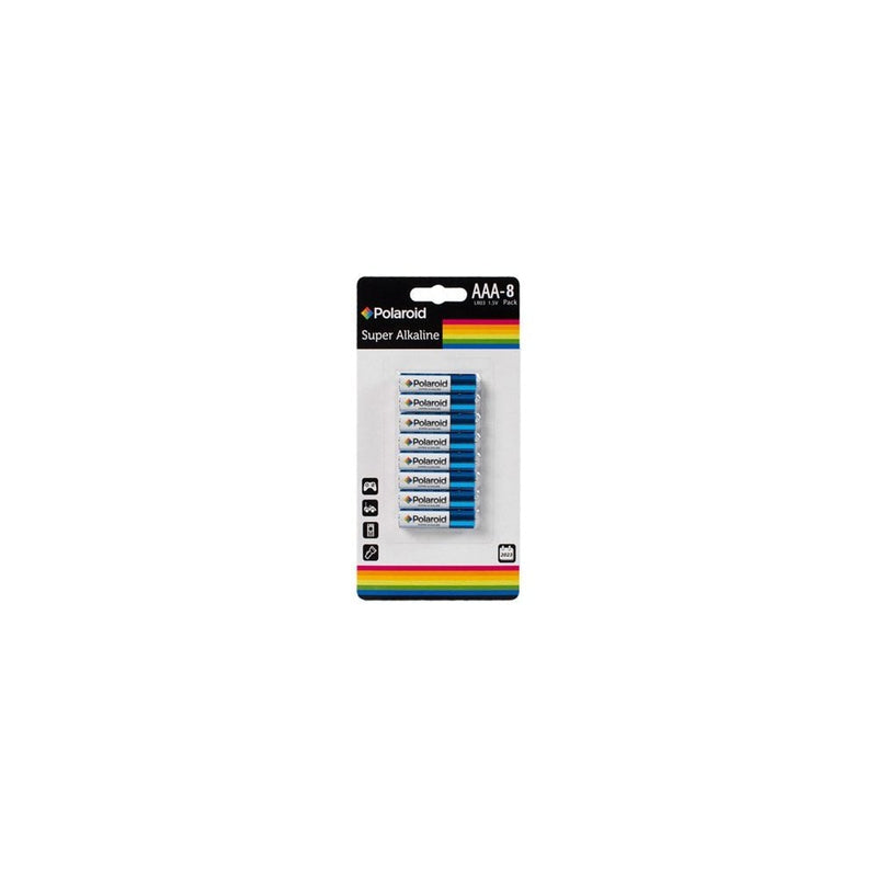 Polaroid Alkaline Batteries AAA 8PK