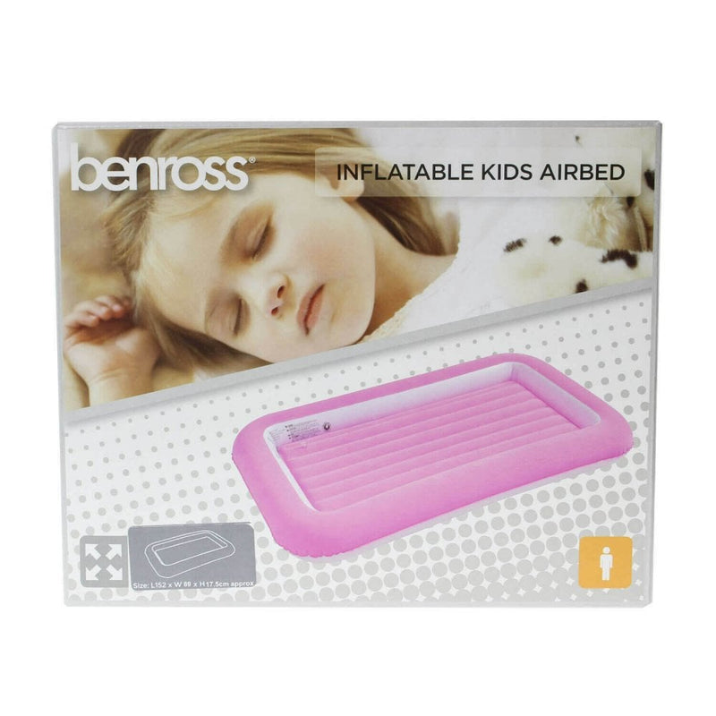 Flocked Kids Airbeds Pink