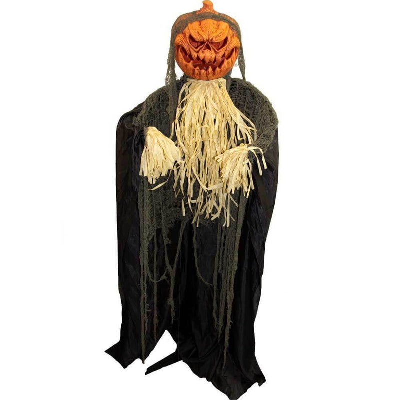 Halloween Animated Standing Shaking Pumpkin Man