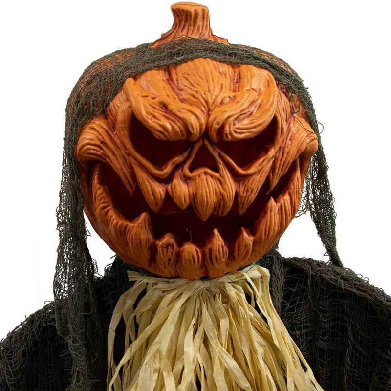 Halloween Animated Standing Shaking Pumpkin Man