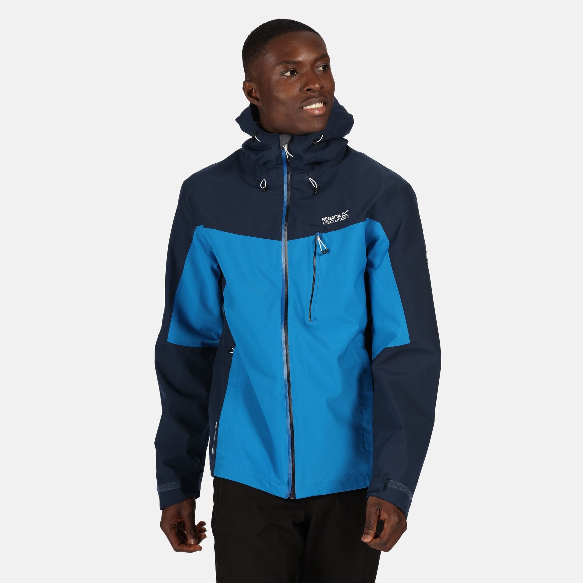 Regatta Birchdale Waterproof Jacket - Imperial Blue/Nightfall Navy