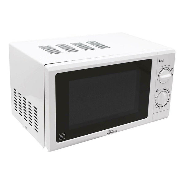 elements 800w 20l grey microwave with grill