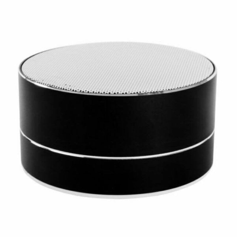 Aluminium Clyinder Bluetooth Wireless Speaker - Black