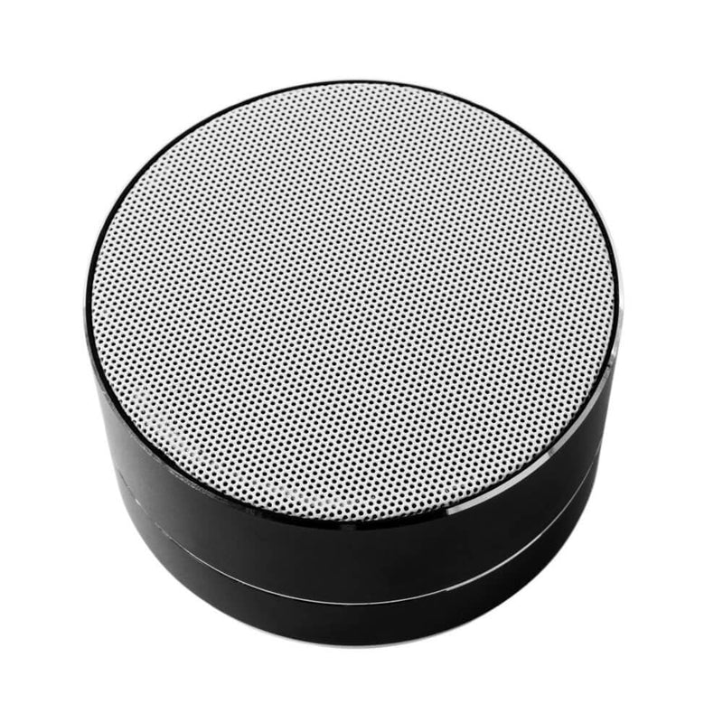 Aluminium Clyinder Bluetooth Wireless Speaker - Black