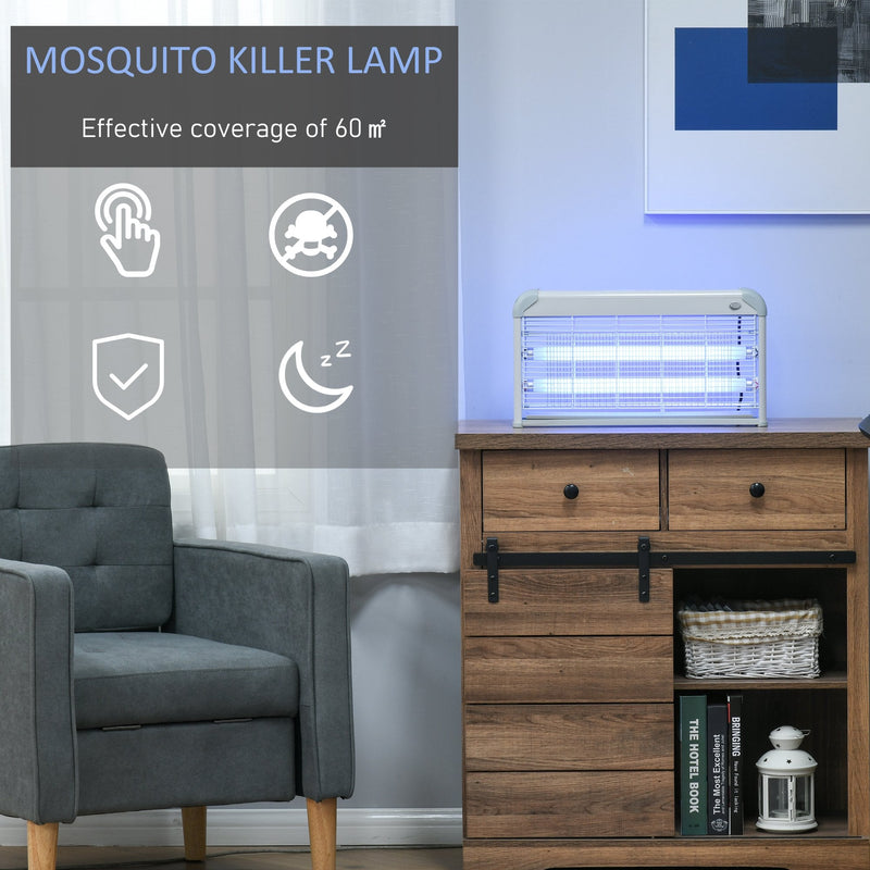 Portable Wall LED Mosqito Zapper Lamp