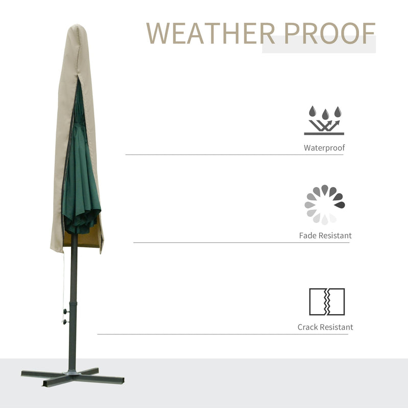 Parasol Outdoor Cover Protector with Zipper