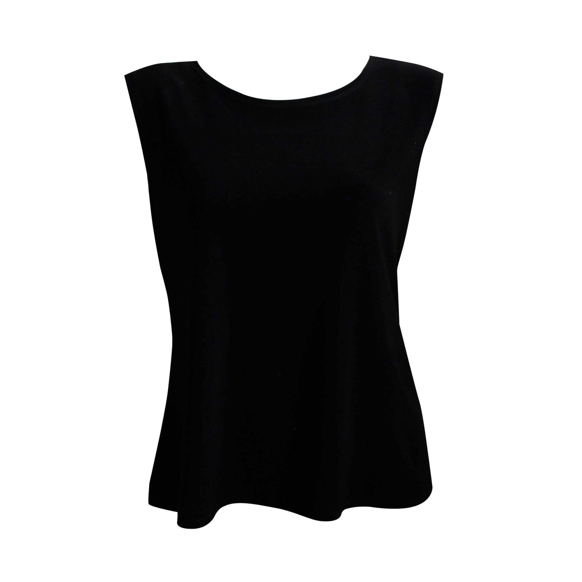 Elitzia Vest Top- Black