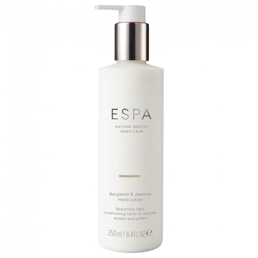 ESPA Bergamot & Jasmine Luxury Hand Lotion Cleansing Pump Action 250ml