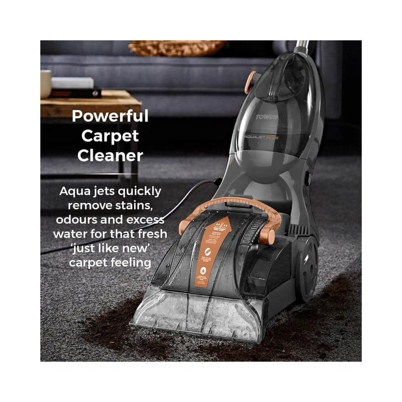 Tower AQUAJET Plus Carpet Washer - Rose Gold and Grey