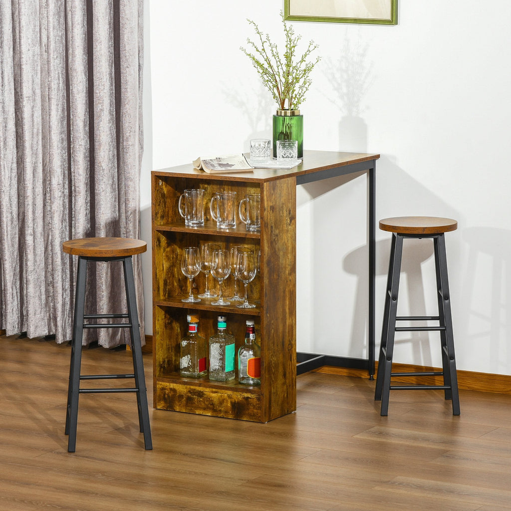 Mini bar shop table with stools