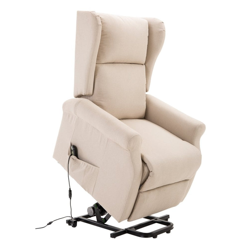 Power lift assist recliner shop chair