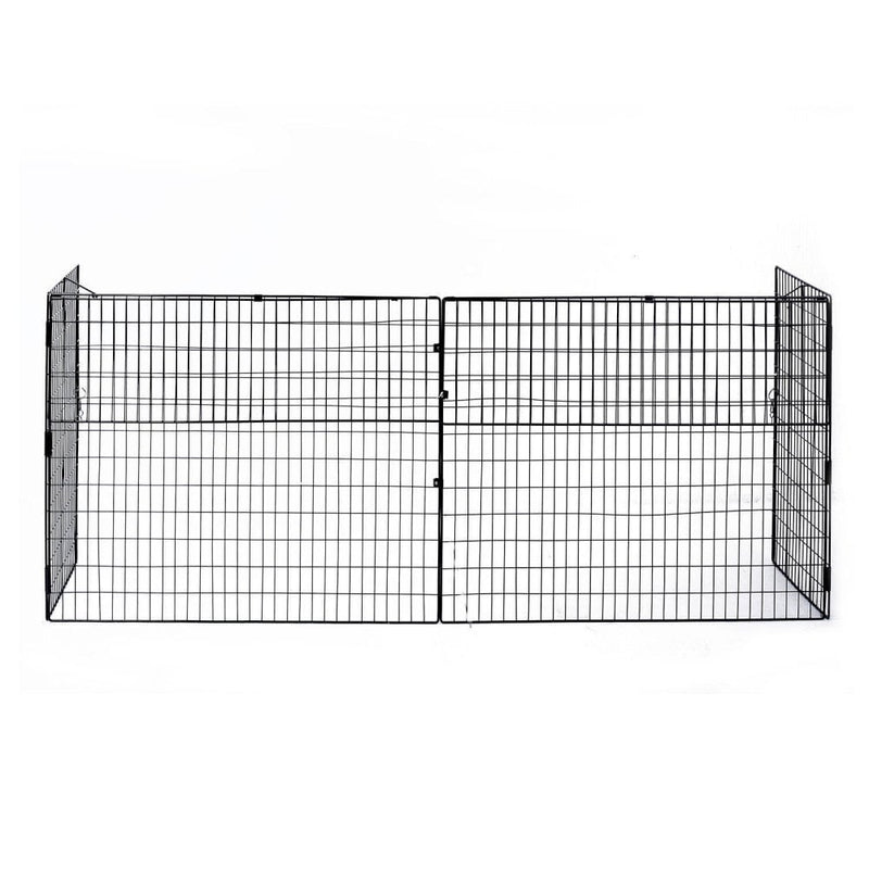 HOMCOM Extendable Fireguard Screen-Black