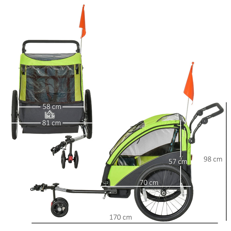 Foldable bike trailer store stroller