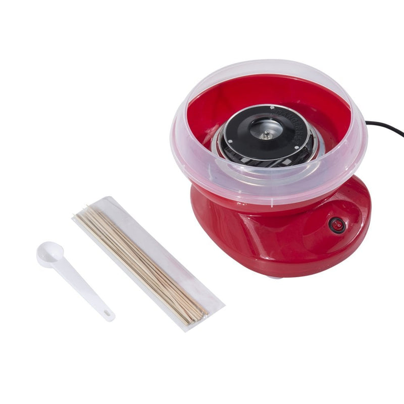 HOMCOM Candy Floss Machine, 450W-Red