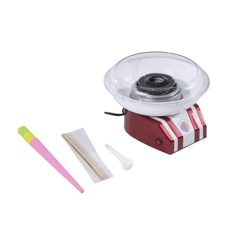 HOMCOM Candy Floss Machine 450W-Red/White |