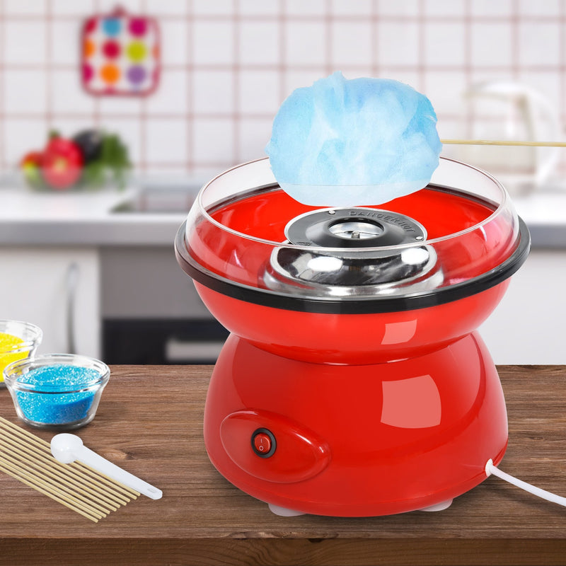 HOMCOM Candyfloss Machine 450W Non-Stick - Red