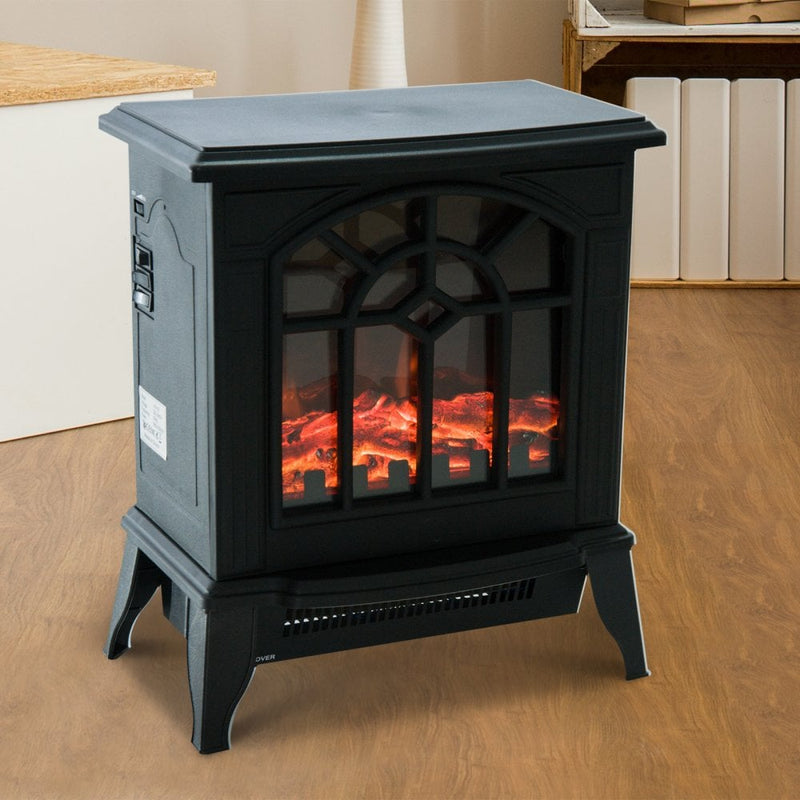 Electric Heater, 1000W/2000W-Black