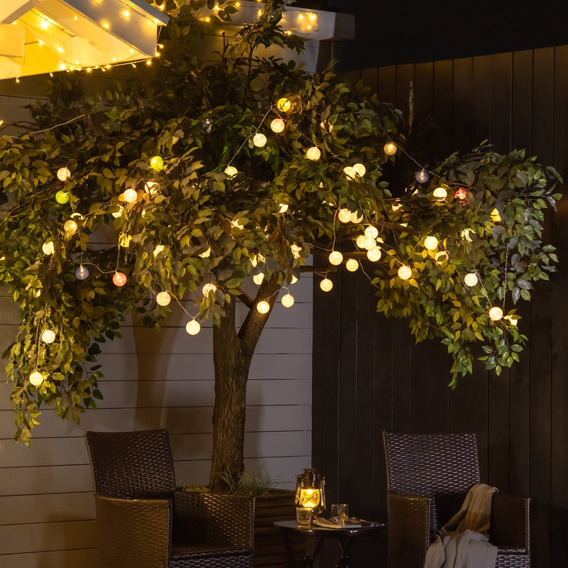 70 ft outdoor on sale string lights