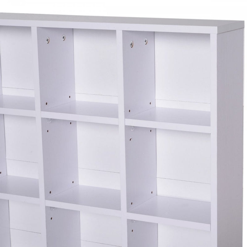 HOMCOM Shelves Rack Unit-White