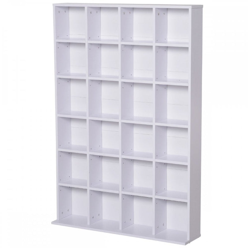 HOMCOM Shelves Rack Unit-White