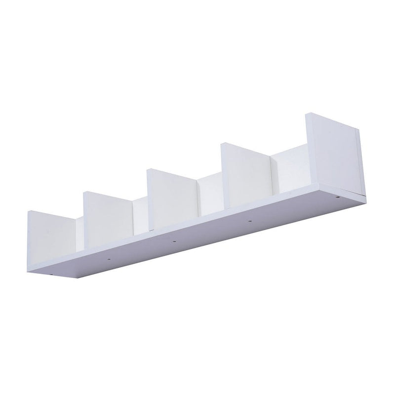 Multi-Media Wooden Shelf-White |