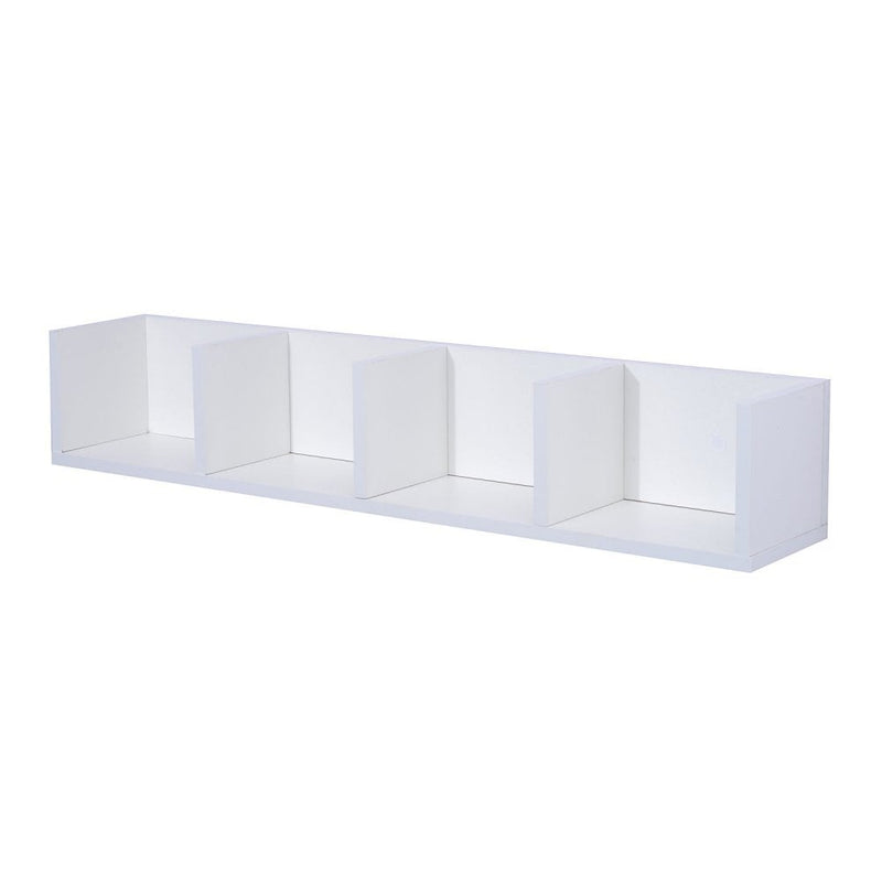 Multi-Media Wooden Shelf-White |