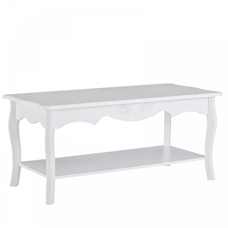 Coffee Table, 94Lx44Wx42H cm-White |