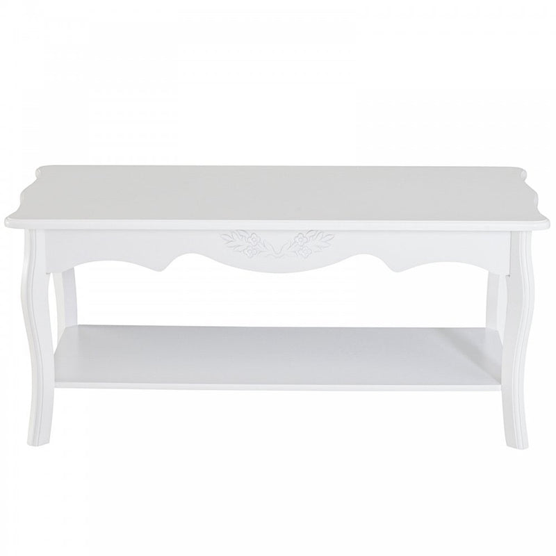 Coffee Table, 94Lx44Wx42H cm-White |