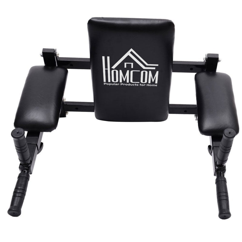 Wall Mounted Dip Station Rack-Black