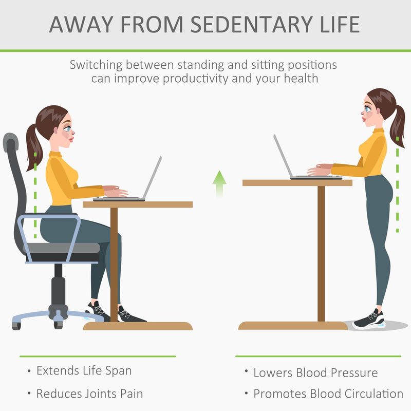 V shaped standing deals desk