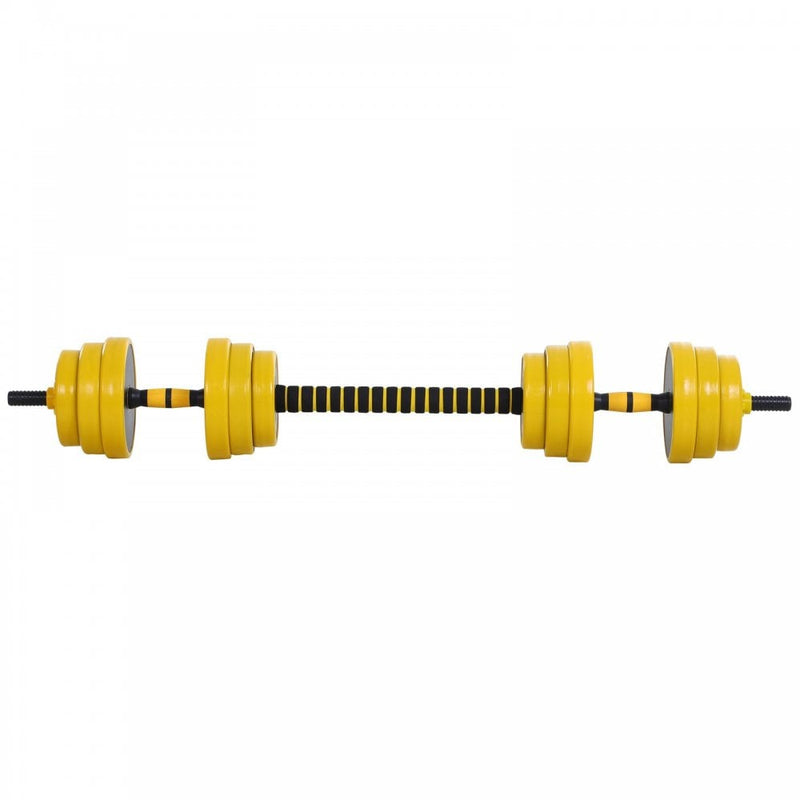 25KGS Dumbbell & Barbell  Adjustable Set Plate Bar Clamp Rod Home Gym Sports Area Exercise Ergonomic 25KG