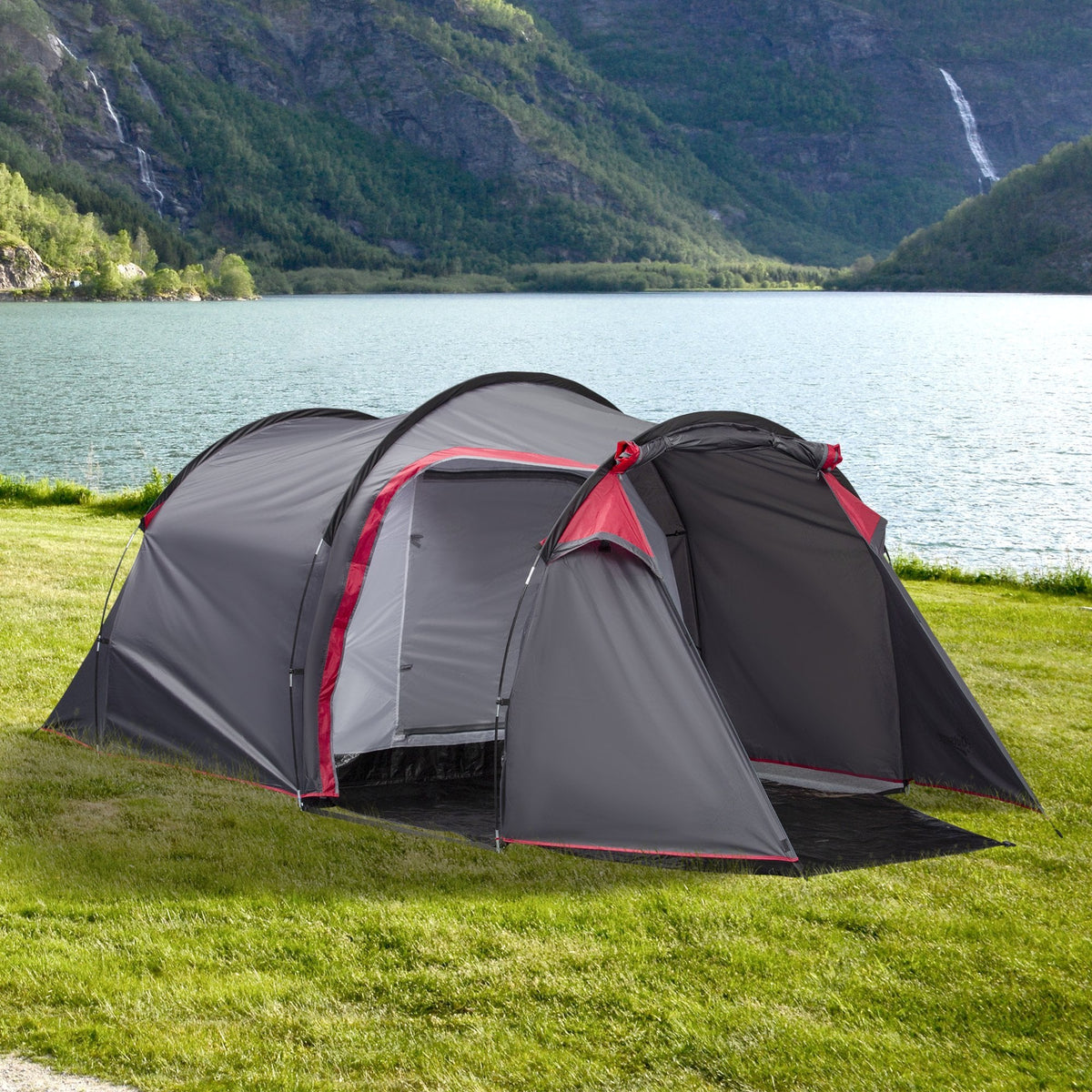 4 person 2 room tent best sale