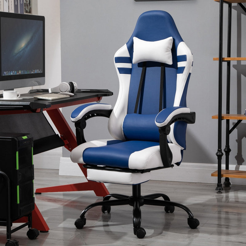 Vinsetto PU Leather Gaming Office Chair Ergonomic Reclining Gaming Cha