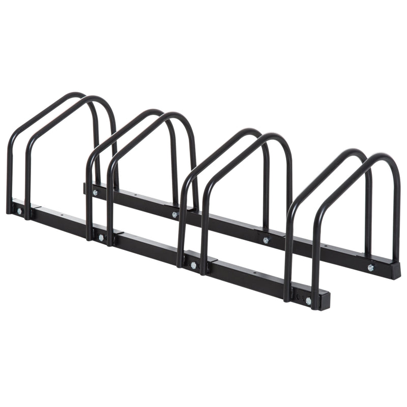 Bike Parking Rack, 95Lx33Wx27H cm, Steel-Black