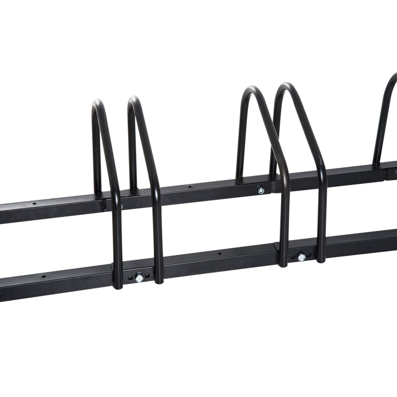 Bike Parking Rack, 95Lx33Wx27H cm, Steel-Black