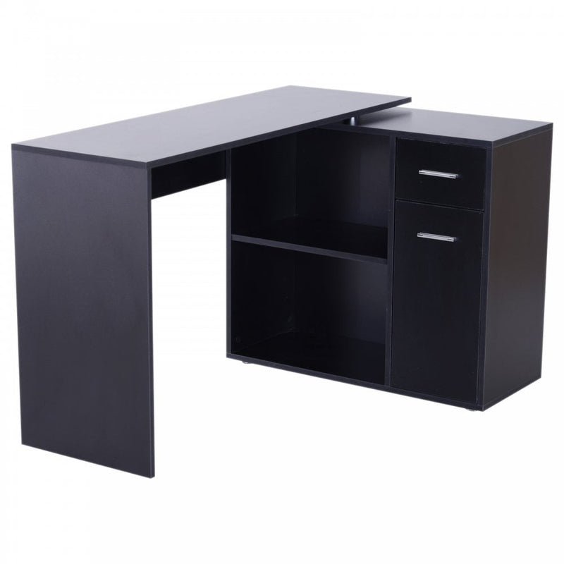 HOMCOM Corner Desk - Black