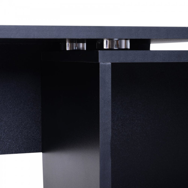 HOMCOM Corner Desk - Black