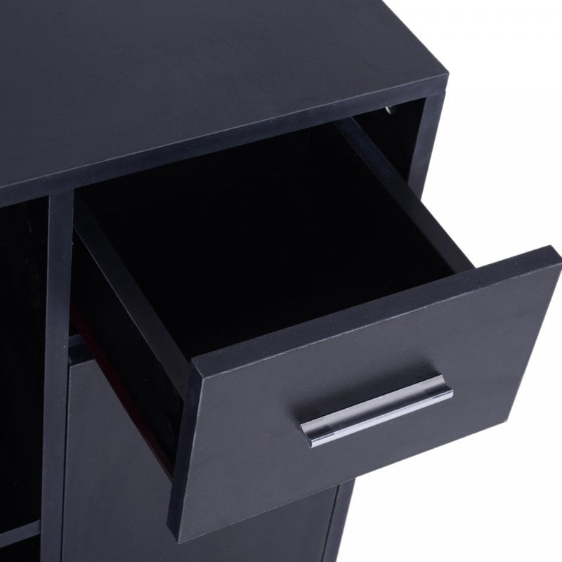 HOMCOM Corner Desk - Black