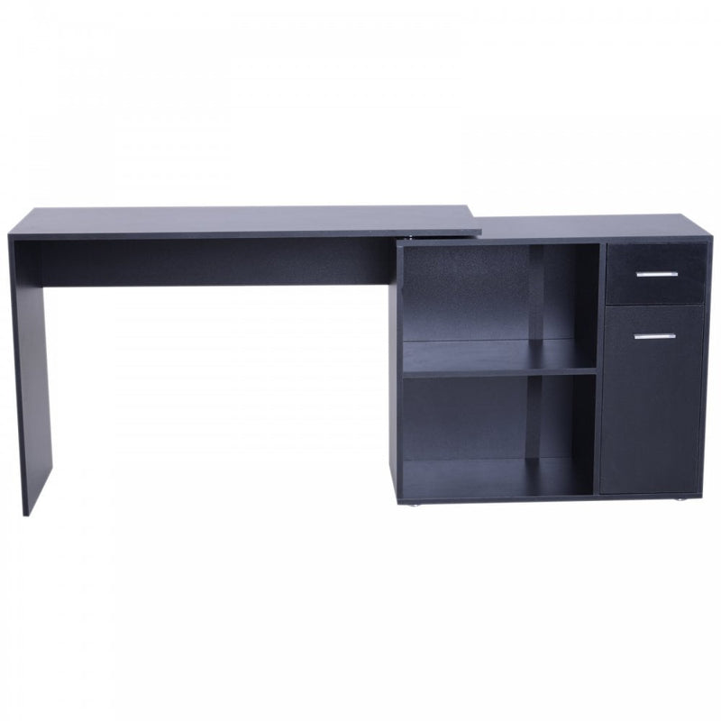 HOMCOM Corner Desk - Black