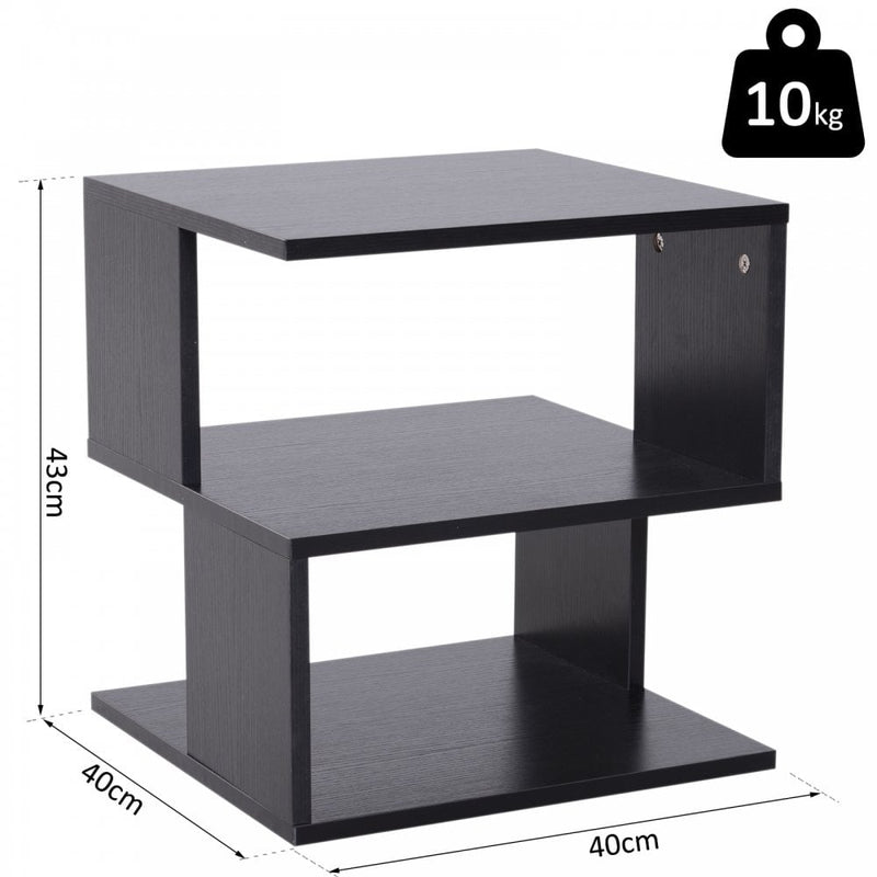 HOMCOM Contemporary Style Table - Black