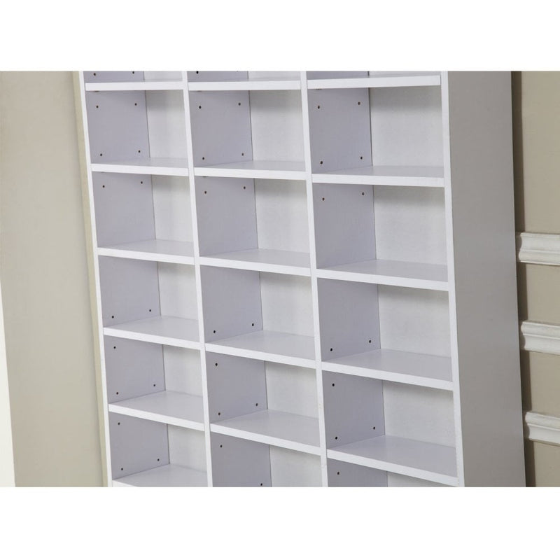 HOMCOM  Media Shelving Unit - White