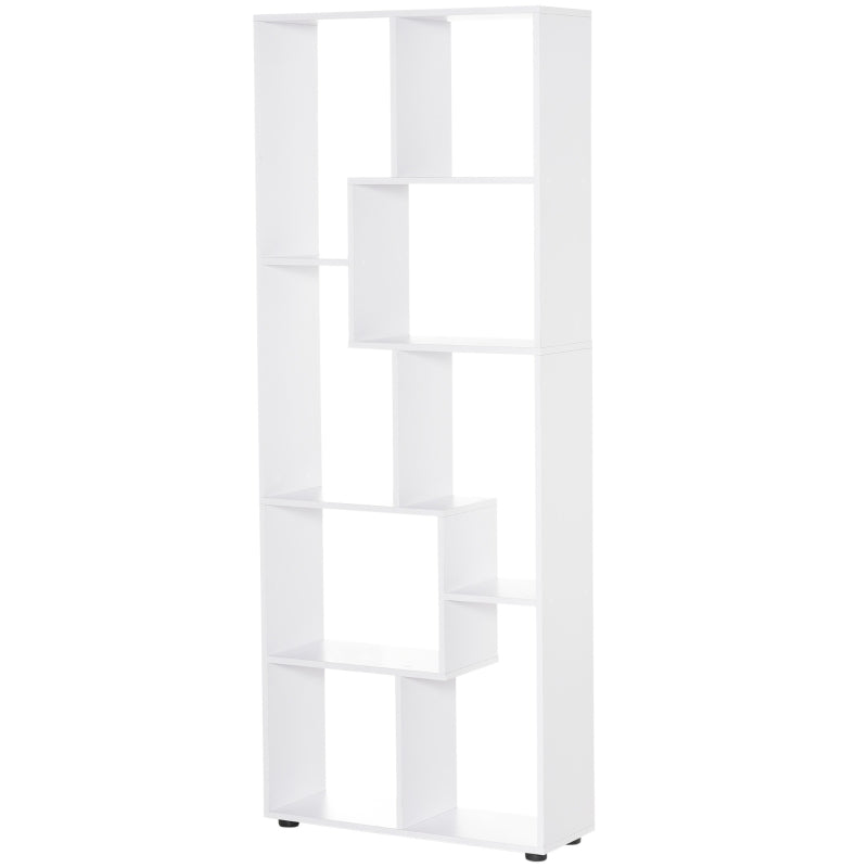 HOMCOM Tall Shelving Unit - White