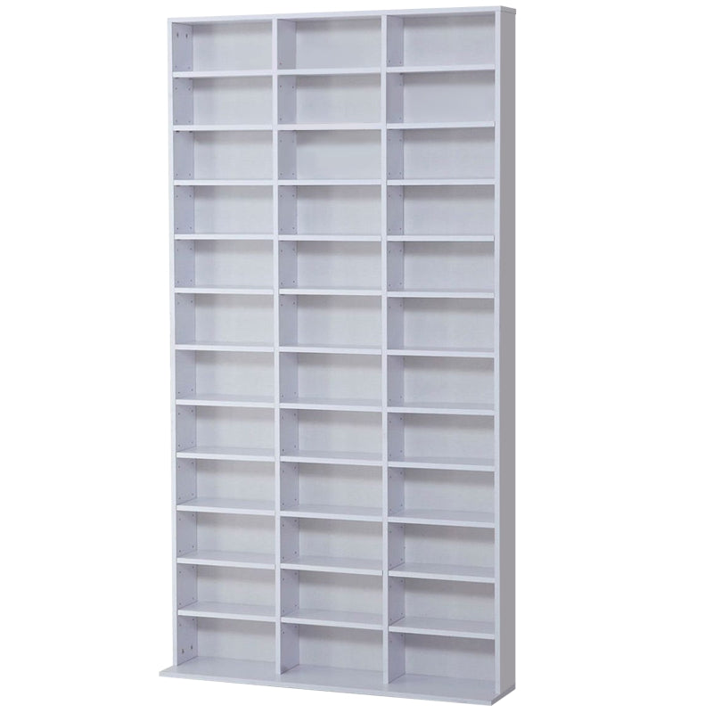 HOMCOM  Media Shelving Unit - White