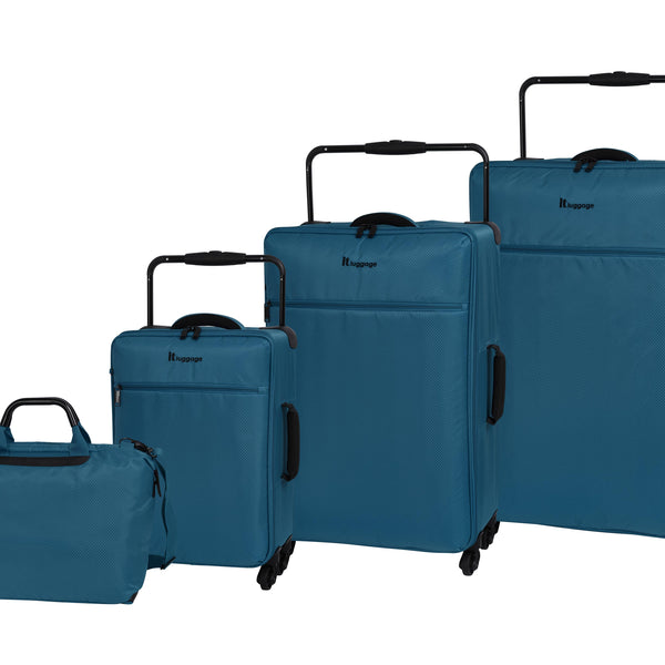 IT Worlds Lightest 4 Wheel Luggage Moroccan Blue