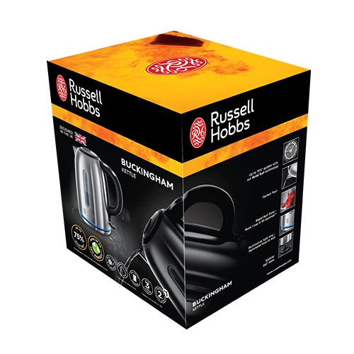 Russell Hobbs Buckingham Kettle Quiet Boil - Stainless Steel